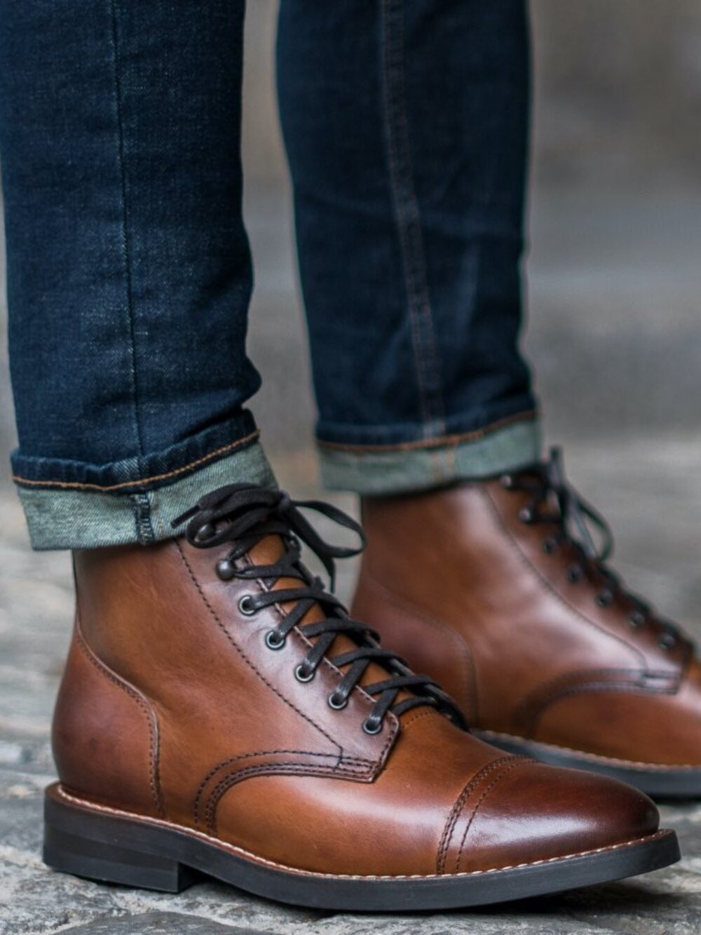 Thursday Boot Co Captain Brandy Leather Cap Toe Boot Men's 11 Goodyear Welt